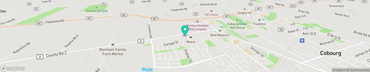 borne de recharge sur la carte