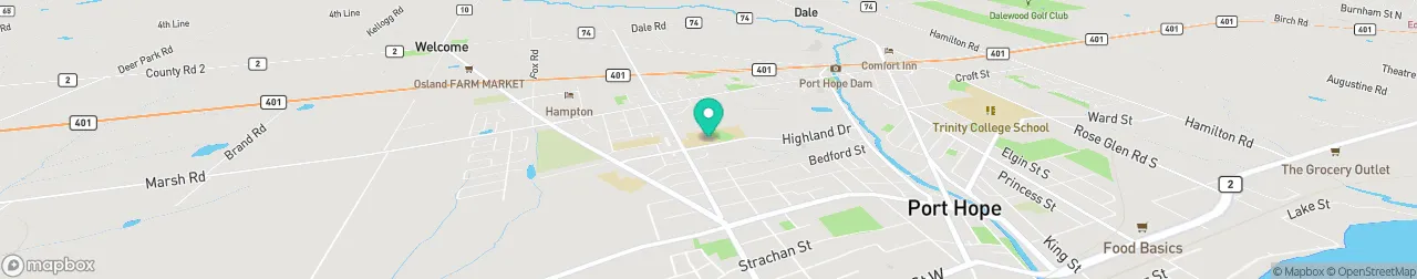 borne de recharge sur la carte