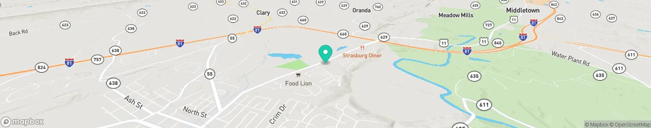 ev charging station on the map