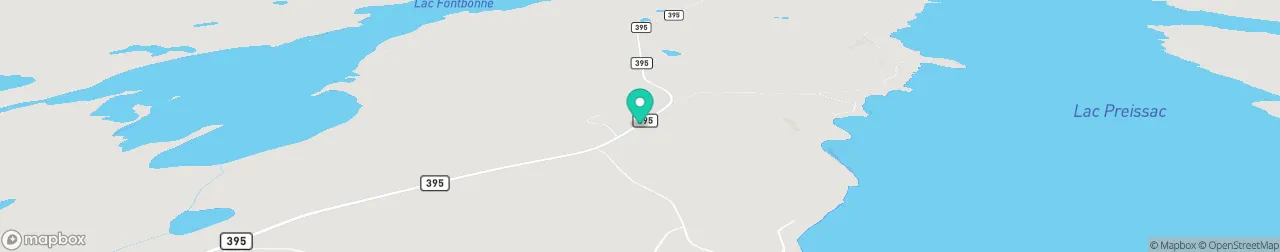 borne de recharge sur la carte