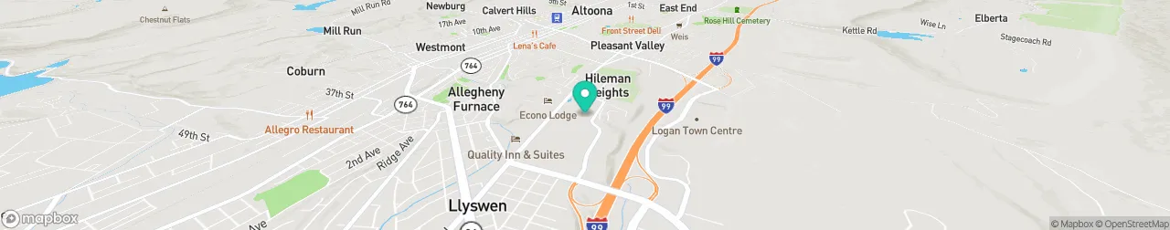 ev charging station on the map