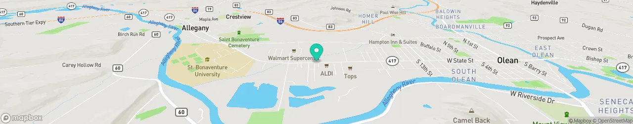 borne de recharge sur la carte