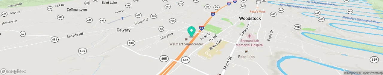 borne de recharge sur la carte