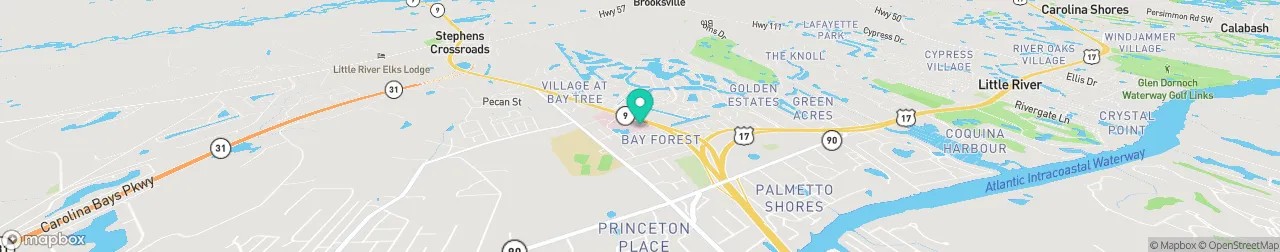 ev charging station on the map