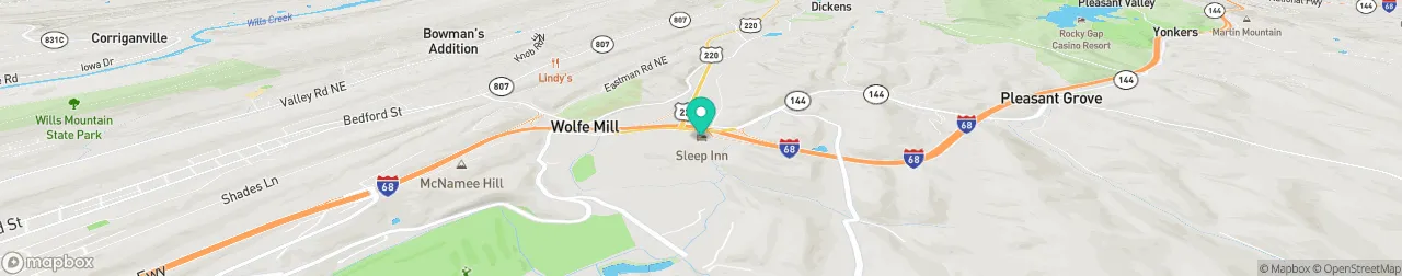 borne de recharge sur la carte