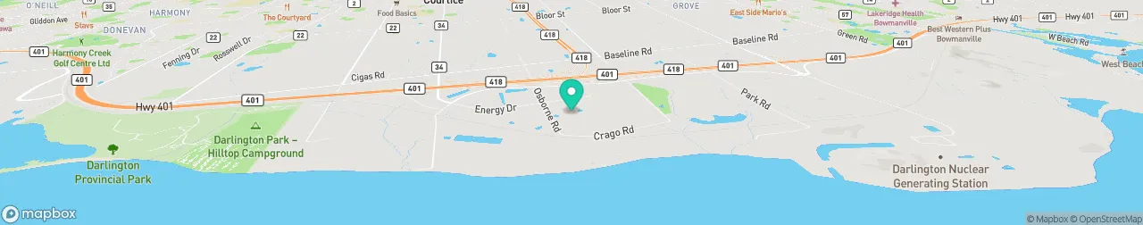 ev charging station on the map