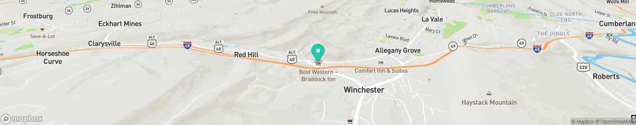 borne de recharge sur la carte