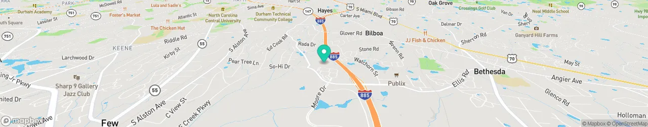 ev charging station on the map