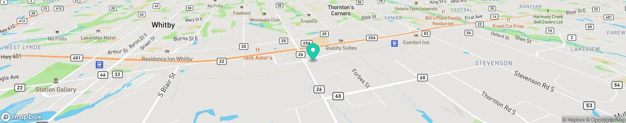 borne de recharge sur la carte