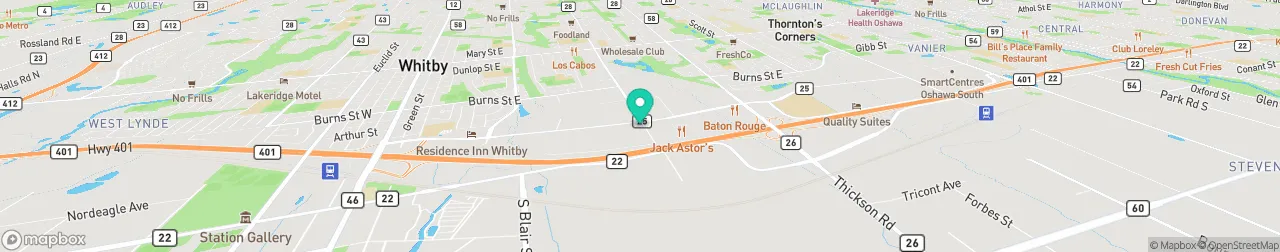 borne de recharge sur la carte