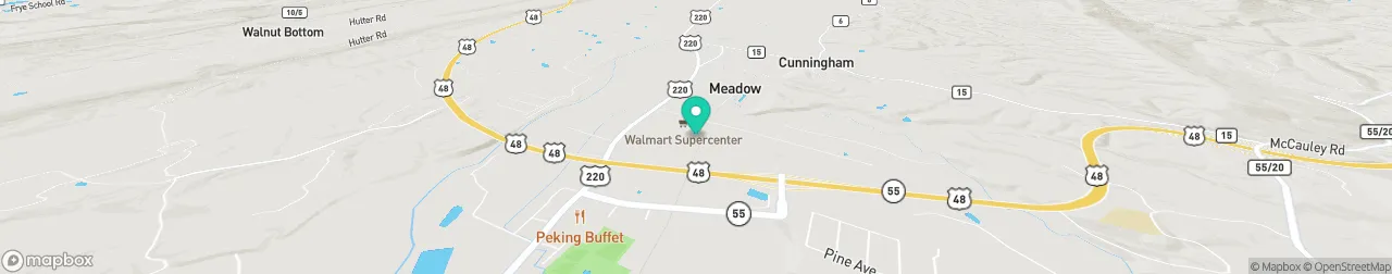 borne de recharge sur la carte