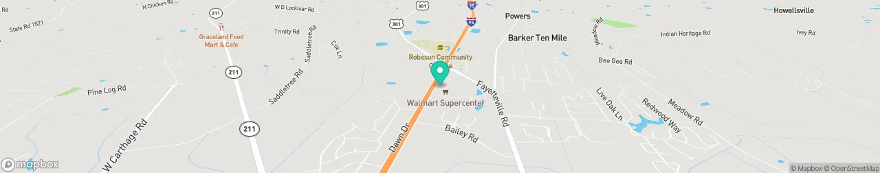 borne de recharge sur la carte