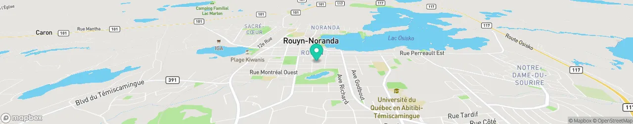 borne de recharge sur la carte