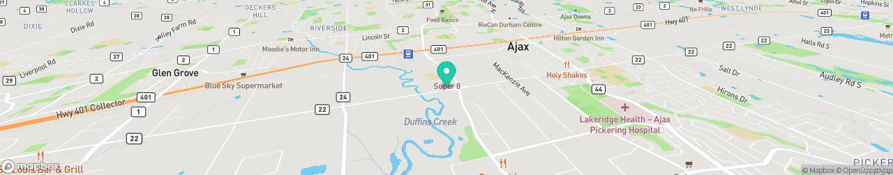 borne de recharge sur la carte