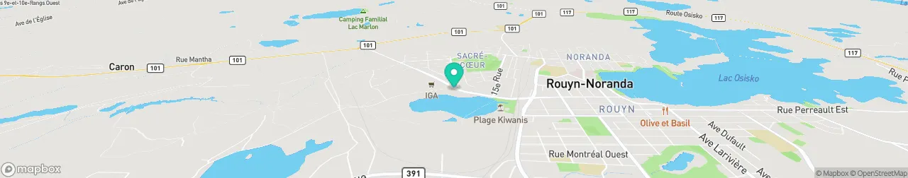 borne de recharge sur la carte