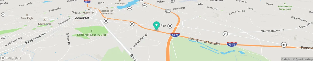 borne de recharge sur la carte