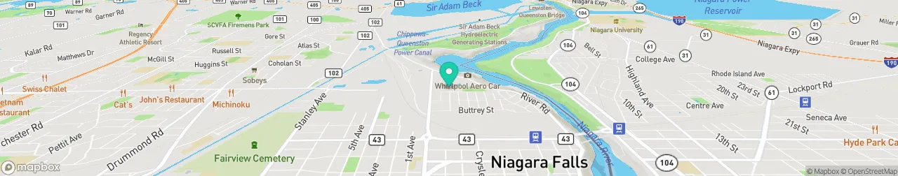 borne de recharge sur la carte