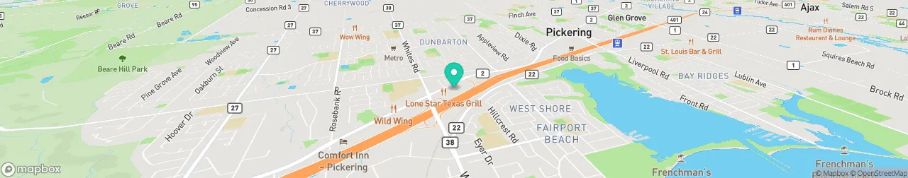 borne de recharge sur la carte