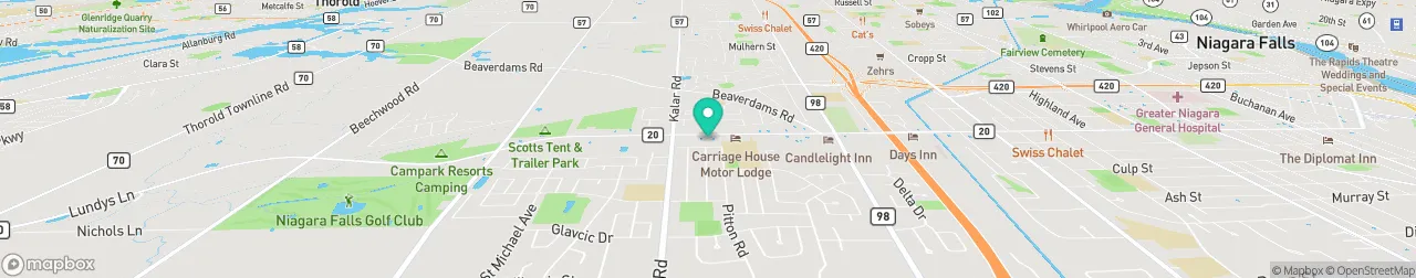 borne de recharge sur la carte