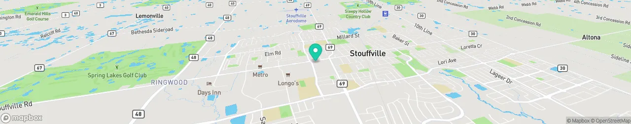 borne de recharge sur la carte