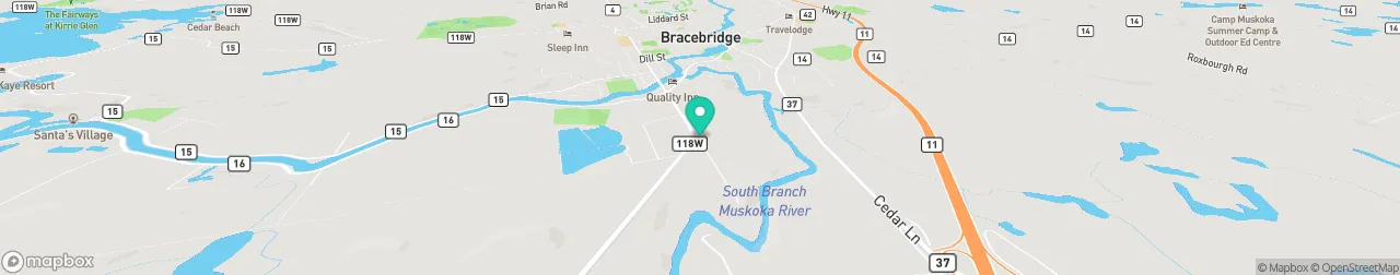 borne de recharge sur la carte