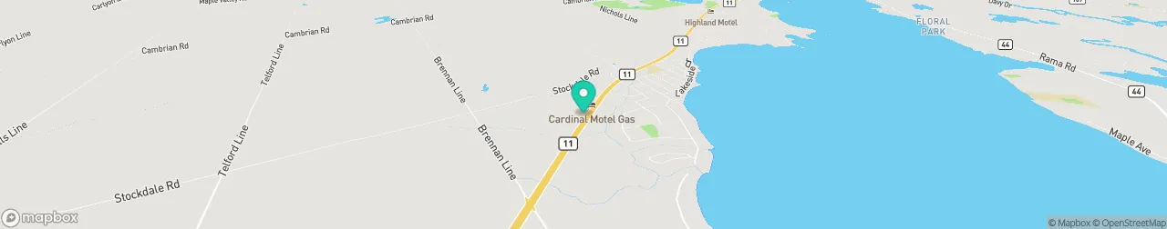 borne de recharge sur la carte