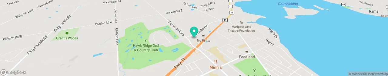 borne de recharge sur la carte