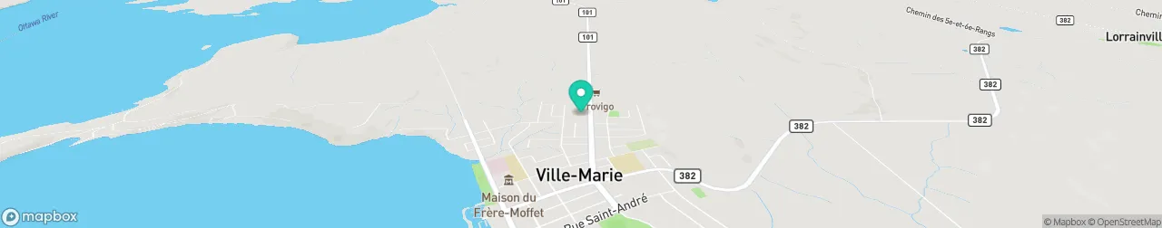 borne de recharge sur la carte