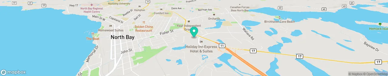 borne de recharge sur la carte