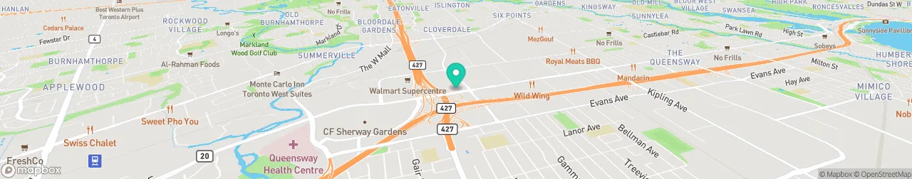 ev charging station on the map