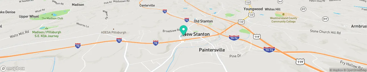 ev charging station on the map