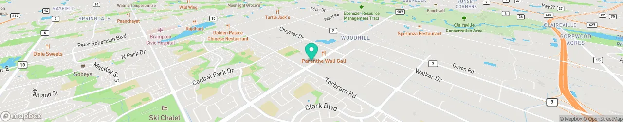 borne de recharge sur la carte