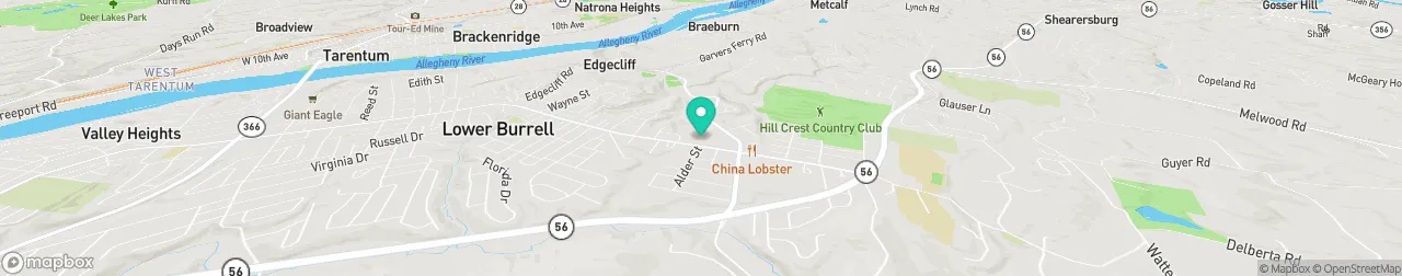 ev charging station on the map