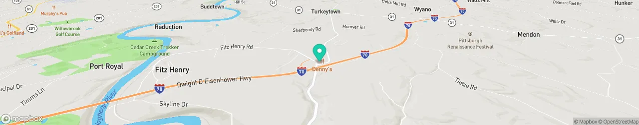 borne de recharge sur la carte