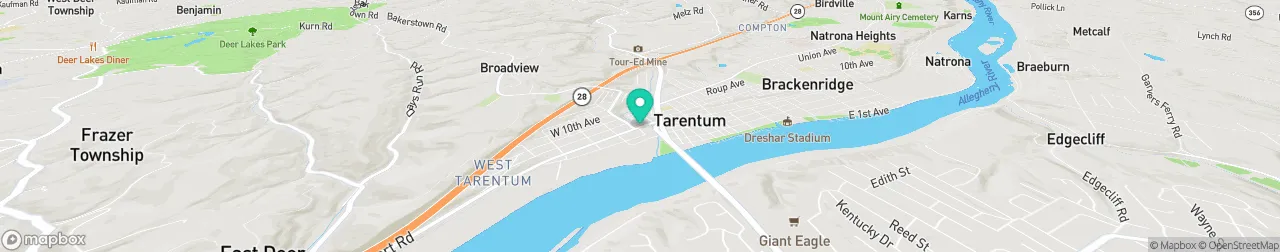 borne de recharge sur la carte