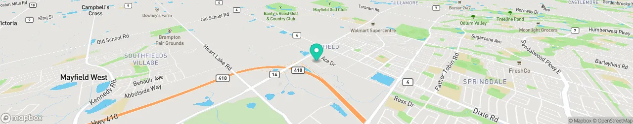 borne de recharge sur la carte