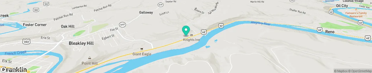 borne de recharge sur la carte