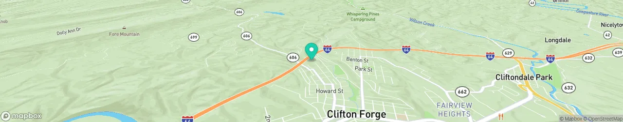 borne de recharge sur la carte