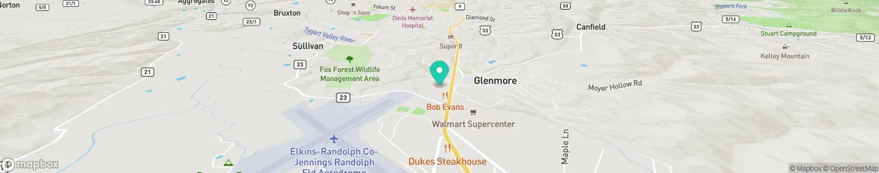 ev charging station on the map