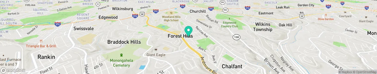 borne de recharge sur la carte