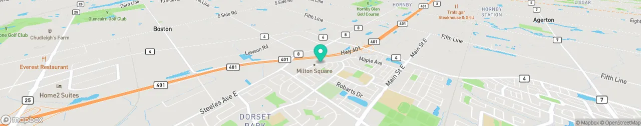 ev charging station on the map