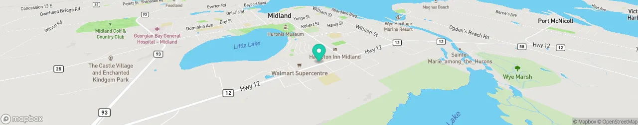 borne de recharge sur la carte