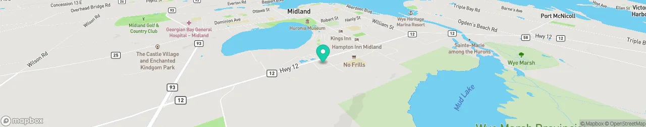 borne de recharge sur la carte