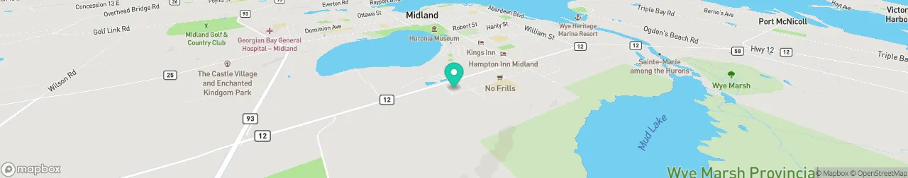 borne de recharge sur la carte