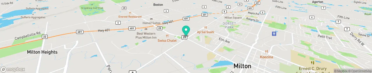 borne de recharge sur la carte