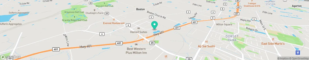 ev charging station on the map