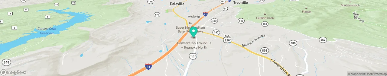 borne de recharge sur la carte