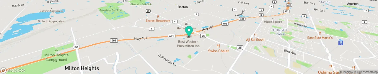 borne de recharge sur la carte