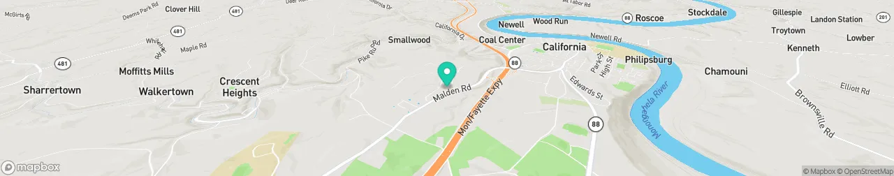 ev charging station on the map