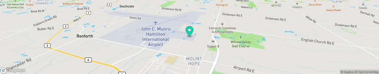 borne de recharge sur la carte